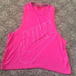 Nike cut off workout shirt